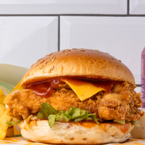 Mango Habanero Chicken Burger [SPICY]